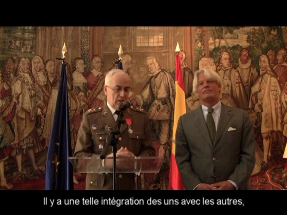 Général Juan Carlos Villamía Ugarte, Chevalier de la Légion d'honneur