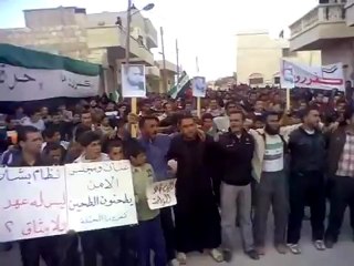 فري برس ادلب  كفرومة سكابا حزينة في جمعة ثورة لكل السوريين 13  4  2012 Idlib