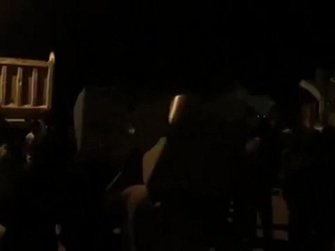 فري برس دمشق مظاهرة مسائية حاشدة رغم الحصار الخميس 12 4 2012 Damascus