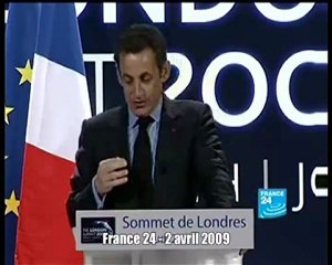 Sarkozy : "les paradis fiscaux, c'est terminé !"