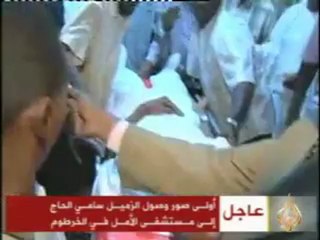 أولى صور وصول سامي الحاج لمستشفى الأمل