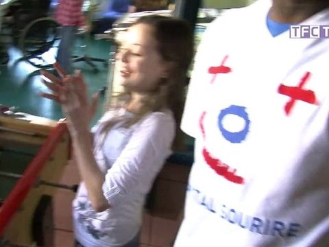 Les joueurs rendent visite aux enfants malades de l'hôpital Purpan