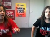 Flashmob du Front de gauche à Echirolles