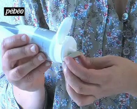 Pébéo - Fantasy Moon et Céramic décoration d'un pot en terra cotta - YouTube