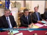 En Corse, Nicolas Sarkozy remet la sécurité au cœur de sa campagne