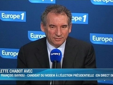 Bayrou : Sarkozy et Hollande sont irresponsables