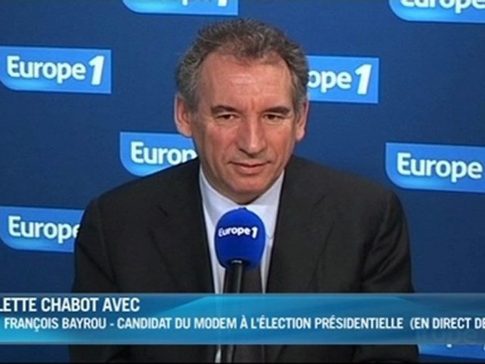 Bayrou : "Sarkozy et Hollande sont irresponsables"