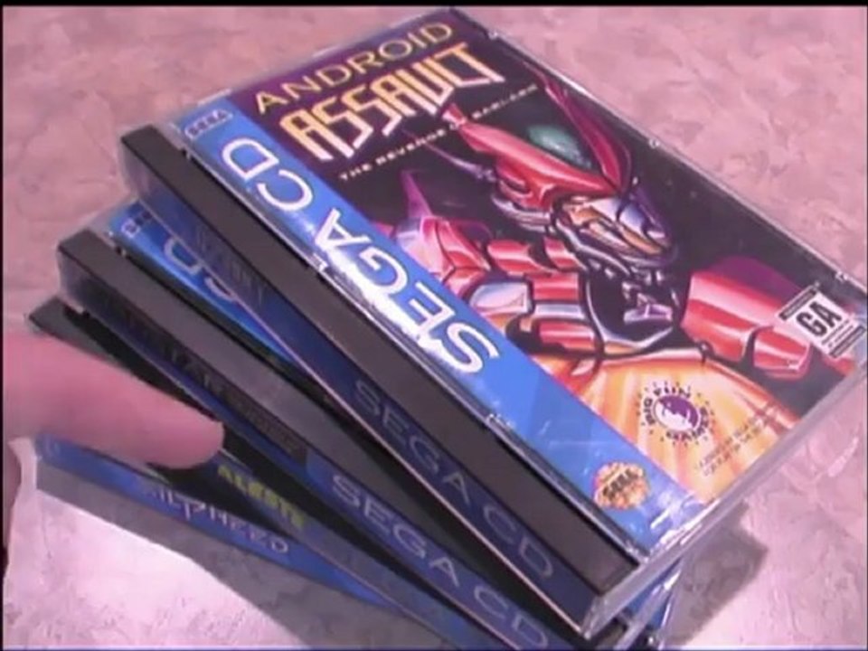 Classic Game Room reviews SEGA CD CASE and MEGA FOAM INSERT
