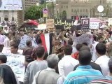 Thousands protest Suleiman's bid for Egypt presidency