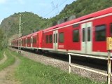 Züge zwischen Hammerstein und Leutesdorf, 152, 145, 5x 185, 4x 140, 4x 425, 143