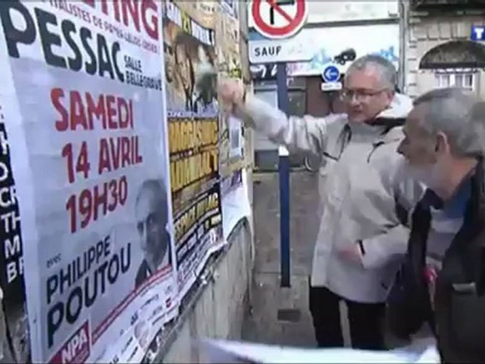 Campagne de Philippe Poutou Journal de 13h de TF1