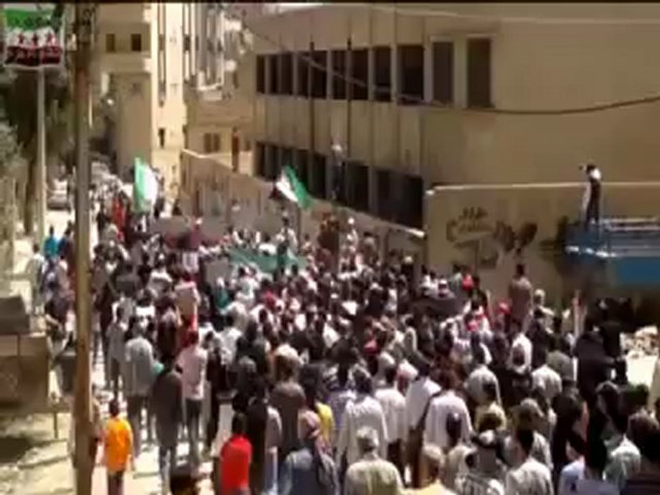 فري برس ريف دمشق التل مظاهرة احرار التل 13 4 2012ج4 Damascus