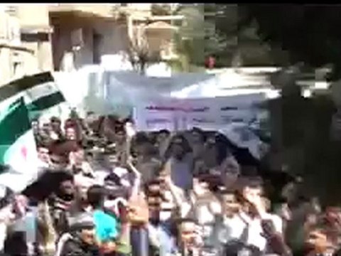 فري برس حلب جمعة الثورية لكل السوريين مظاهرة اعزاز 13 4 2012 ج3 Aleppo