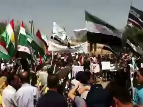 فري برس الحسكه تربه سبي جمعة ثورة لكل السوريين 13 4 2012 ALhasaka