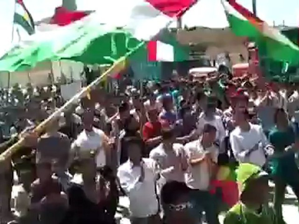 فري برس الحسكة راس العين جمعة ثورة لكل السوريين 13  4  2012 ALhasaka