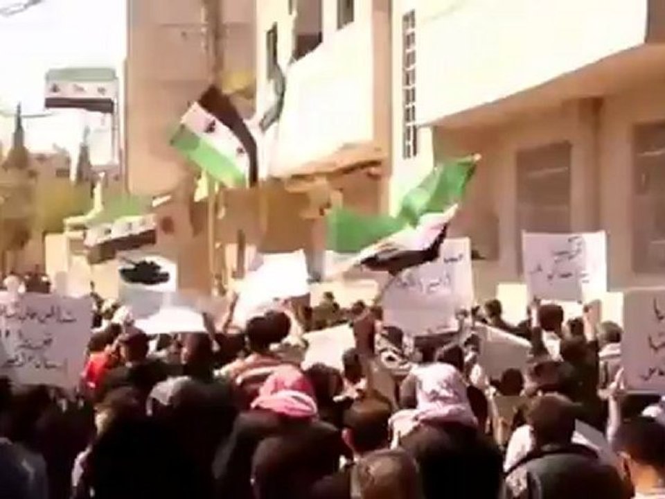 فري برس ريف دمشق حرستا جمعة  ثورة لكل السوريين 13 4 2012 ج3 Damascus