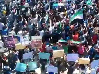 فري برس درعا مدينة الحراك جمعة ثورة لكل السوريين13 4 2012 Daraa