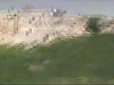 فري برس حماه المحتلة إطلاق النار على مظاهرة من قبل أحد عناصر الأسد الذين يحتلون القلعة الأثرية 13 3 2012 Hama