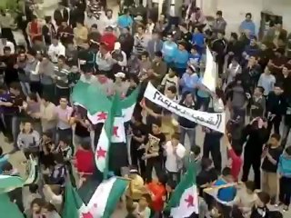 فري برس اللاذقيةالحفة الجامع الجنوبي  يا وطننا ويا غالي 13 4 2012 Latakia