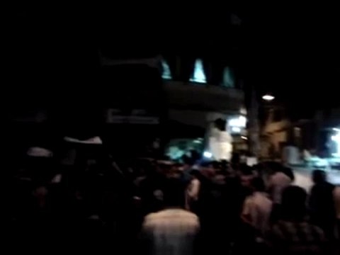 فري برس ريف دمشق مظاهرة مسائية زملكا ريف دمشق 13 4 2012 ج1 Damascus