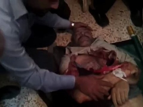 فري برس ريف دمشق صور تظهر الشهيد الذي سقط في مدينة داريا عبدو خولاني13 4 2012 Damascus