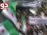 فري برس ريف دمشق  مدينة دوما جمعة ثورة لكل السوريين 13 4 2012 Damascus