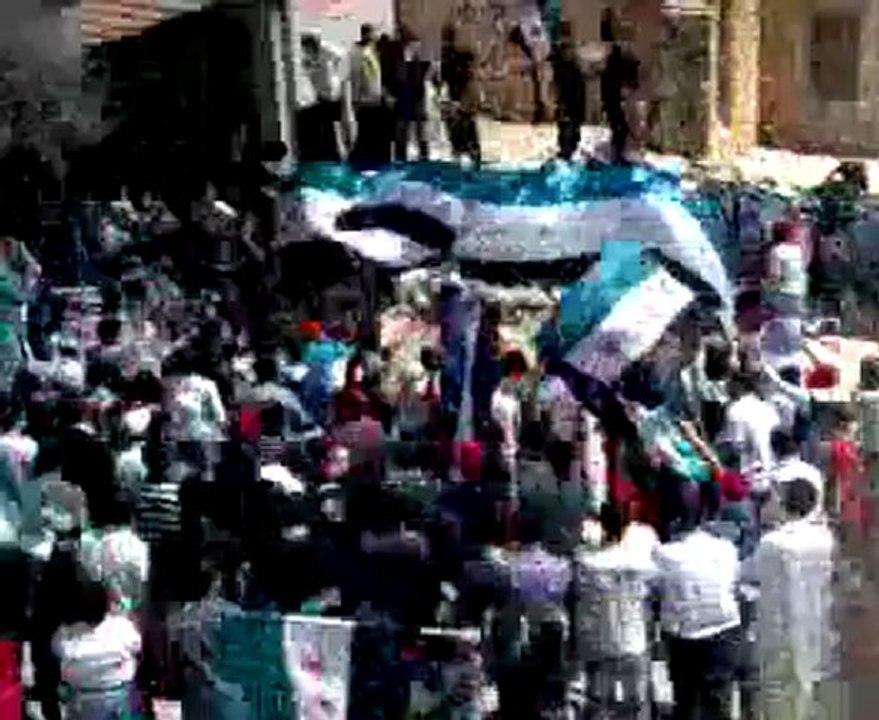 فري برس ريف دمشق  عين منين جمعة ثورة لكل السوريين 13 4 2012 ج2 Damascus
