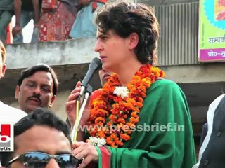 Priyanka Gandhi in Sultanpur Put an end to divisive politics of non-Congress parties in UP