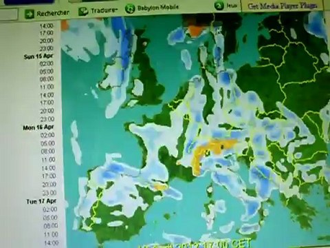 Prévision météo du samedi 14 avril 2012 de Gigi