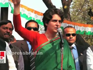 Priyanka Gandhi Vadra’s campaign for Congress in Sultanpur (UP)