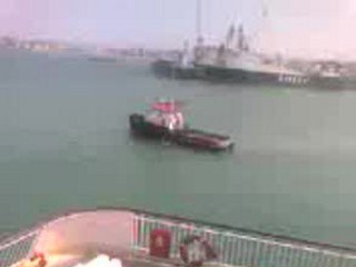 sur le bateau comanav a tanger