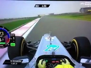 F1 2012 Chine / Q3 : Rosberg Pole Lap