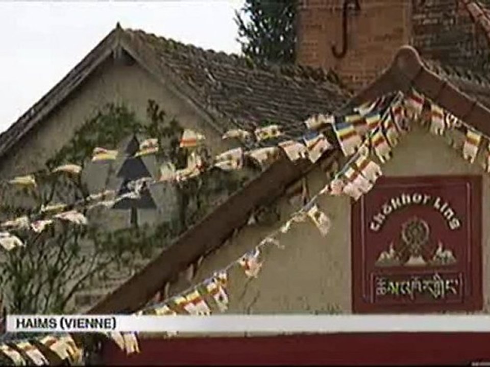 Chökhor Ling - Davina - JT 20h France2 du 10/04/2012