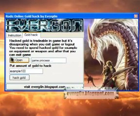 RODE Online Gold Hack Cheat- April May, 2012 Update Download