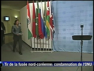 L'ONU "déplore" le tir de la fusée nord-coréenne