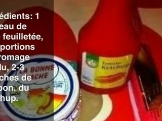 Feuilleté jambon et fromage