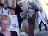 Europe-écologie les verts nettoie les banques avec Eva Joly