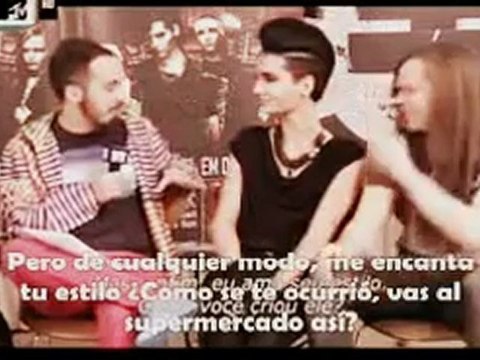 Tokio Hotel interview on MTV Brasil (Sub.Español)