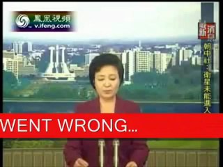 North Korea rocket launch fail parody