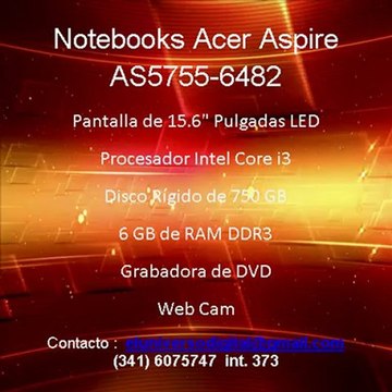 Venta Notebook Acer Aspire precios notebooks Acer Rosario