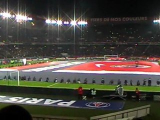 Le Parc des Princes lors du Classico PSG OM du 8 Avril 2012