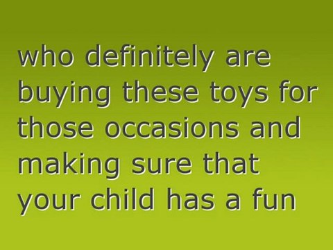 Toys For Any Occasion