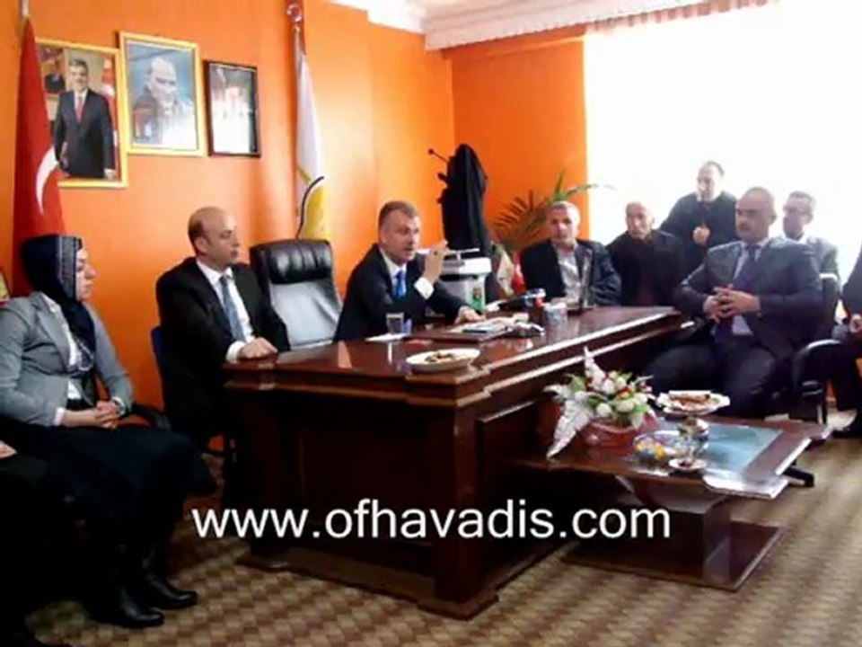 Oktay Saral Ak Parti Of ilçe Başkanlığını ziyaret etti