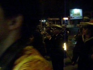Посрещане на Благодатния огън пред Катедралата