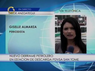 Nuevo derrame petrolero se registra en Anzoátegui
