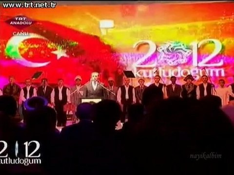 3 Açılış konuşması İstiklal Marşı Kutlu Doğum 2012 TRT
