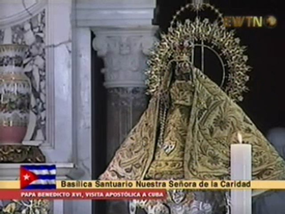 Papa en el Santuario de la Virgen del Cobre