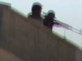 فري برس حماه المحتلةحي الشرقية انتشار القناصه على اسطح المباني 14 4 2012 ج1 Hama