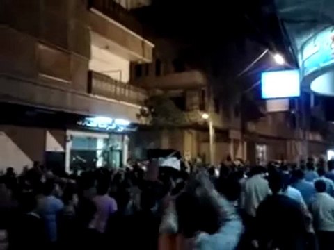 فري برس ريف دمشق زملكا مظاهرة مسائية حاشدة 14 4 2012 ج4