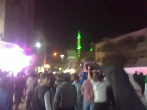 فري برس ريف دمشق زملكا مظاهرة مسائية حاشدة 14 4 2012 ج1